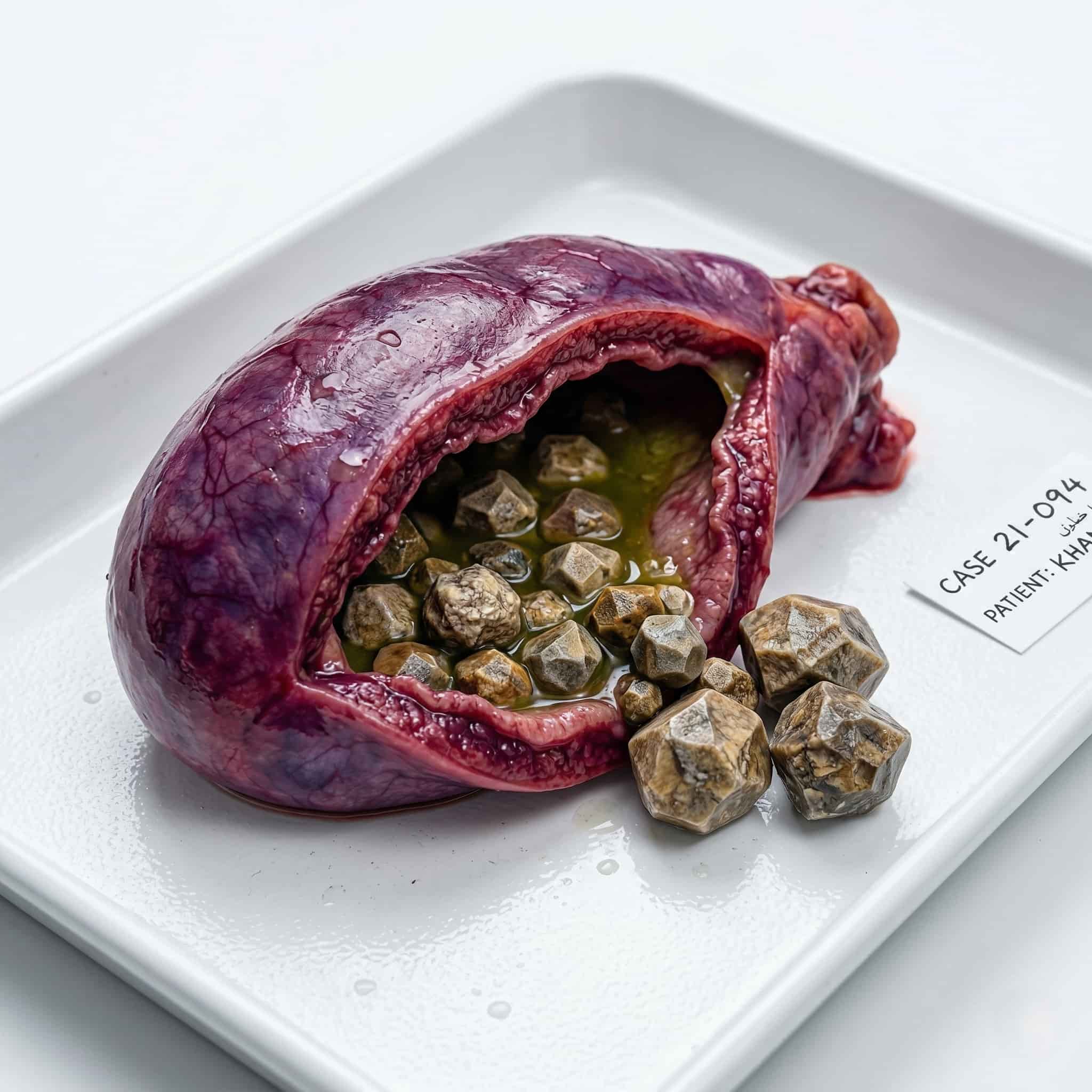 Clinical representation of gallbladder open surgery