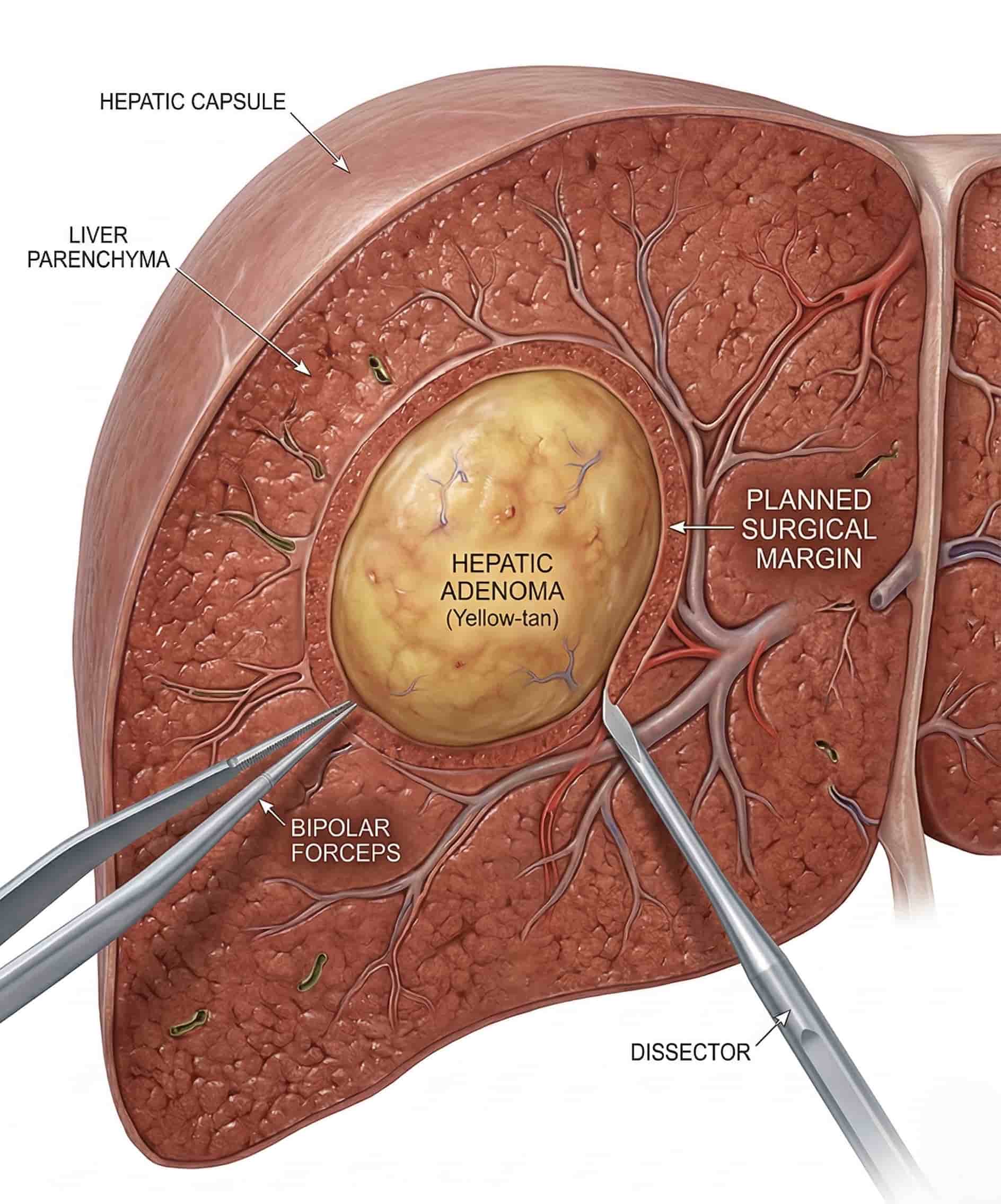Specialized HPB surgery for benign liver tumors