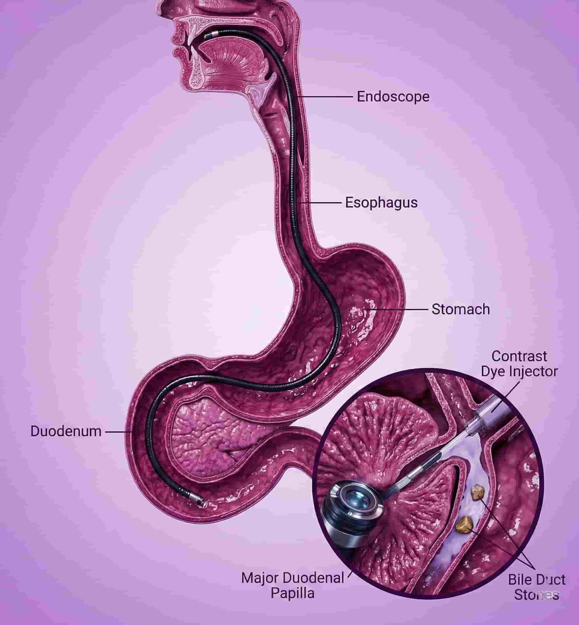 ERCP Procedure Diagram