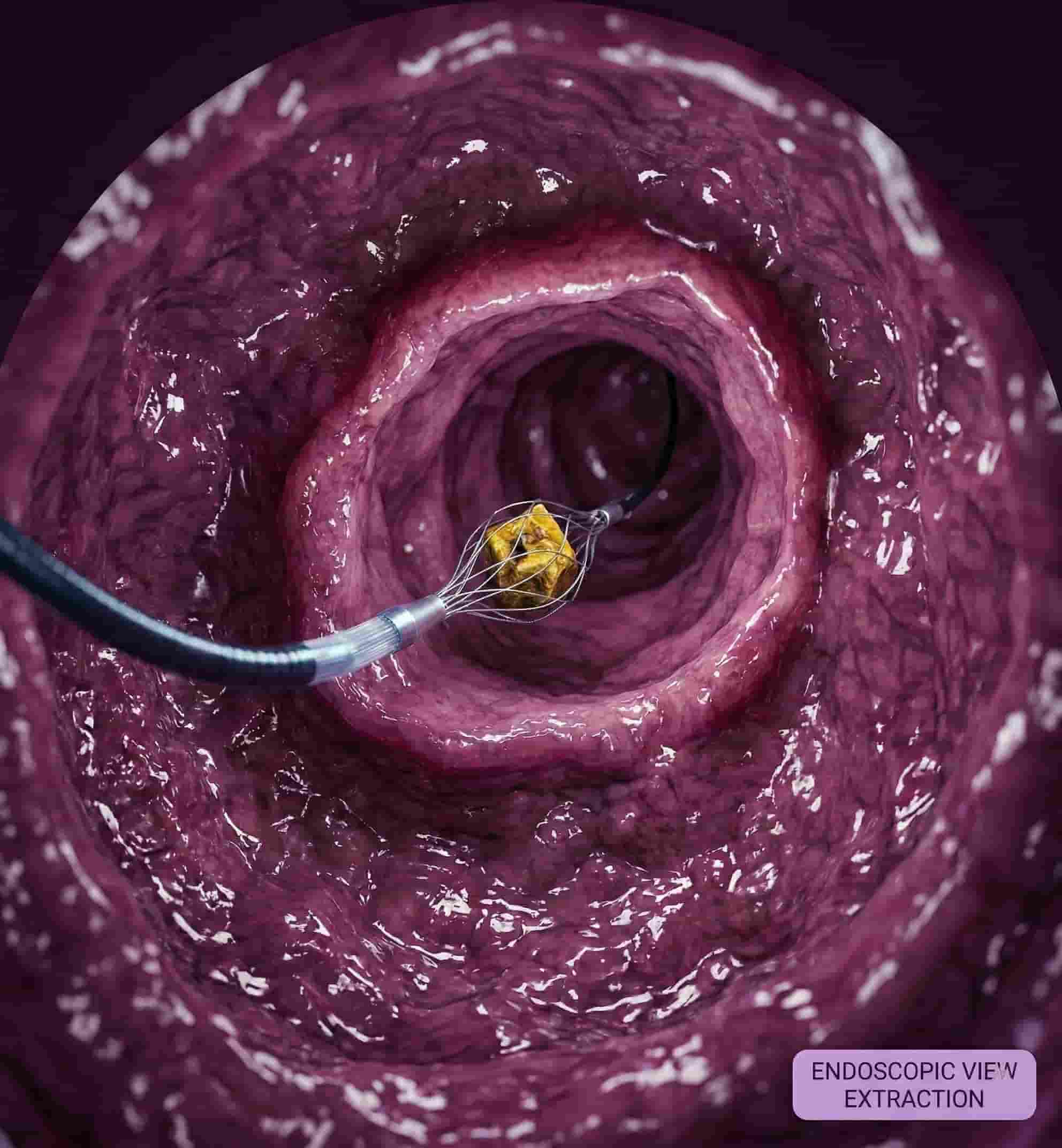 Laparoscopic CBD Surgery Illustration