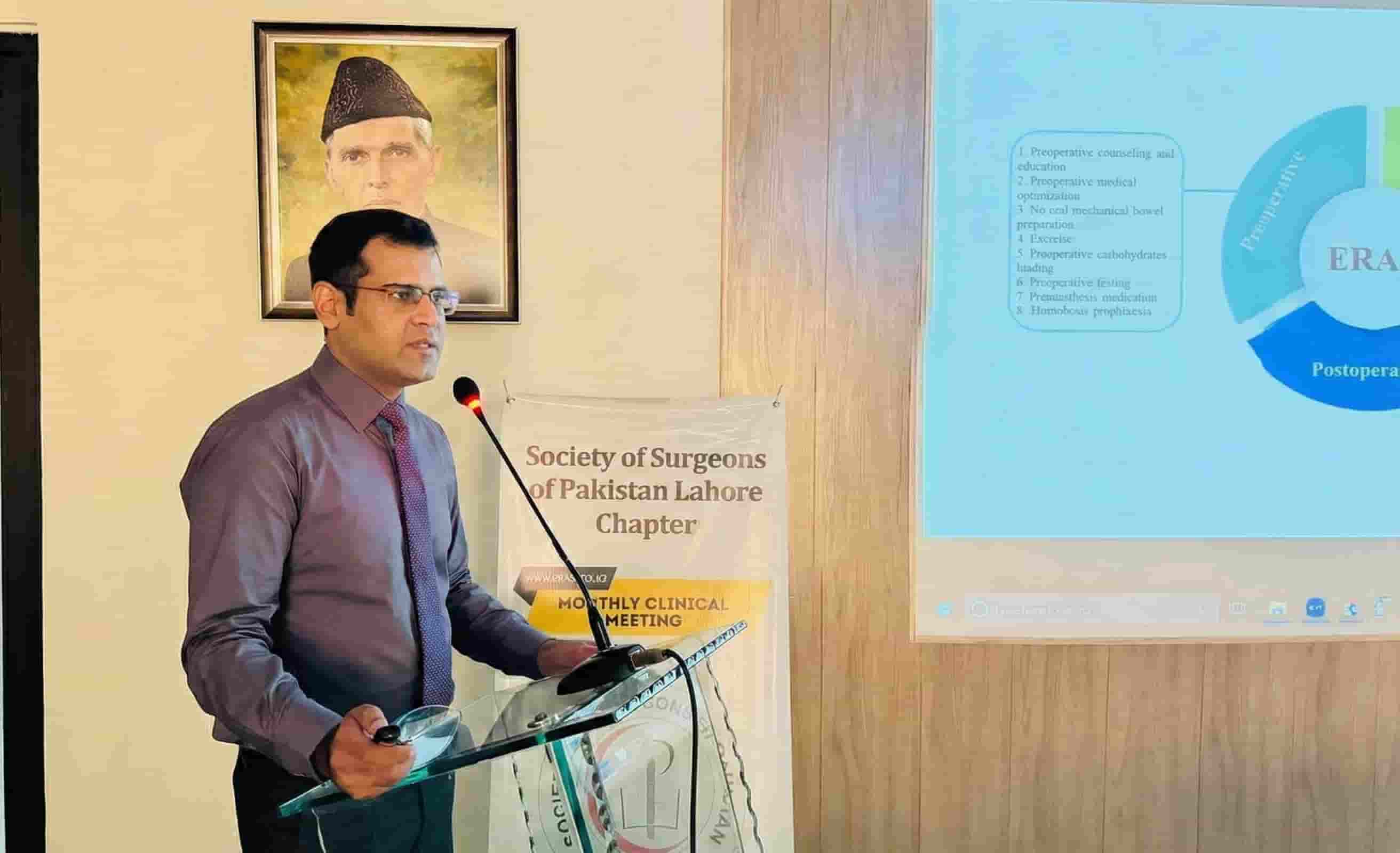 Dr. Zulqarnain Hyidar speaking