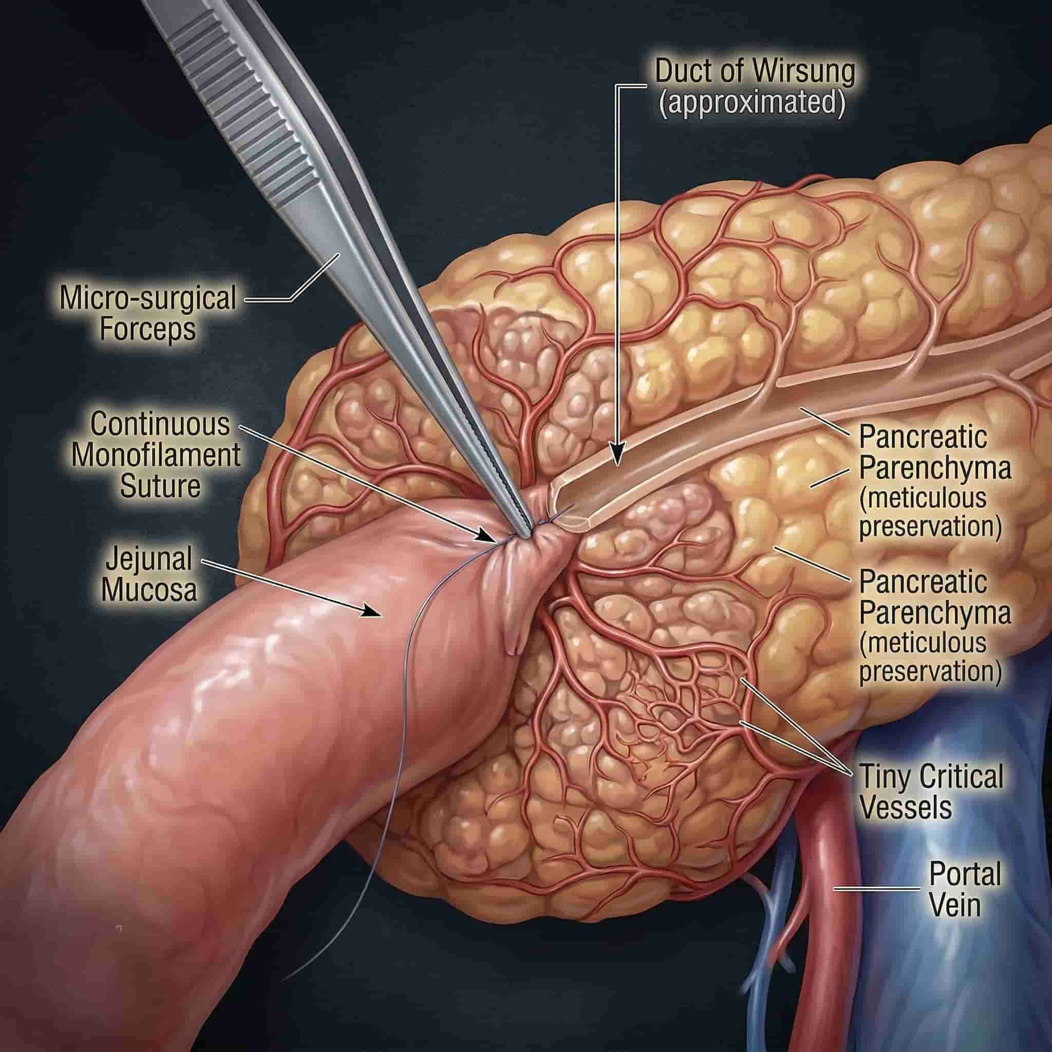 Highly specialized HPB surgery in progress