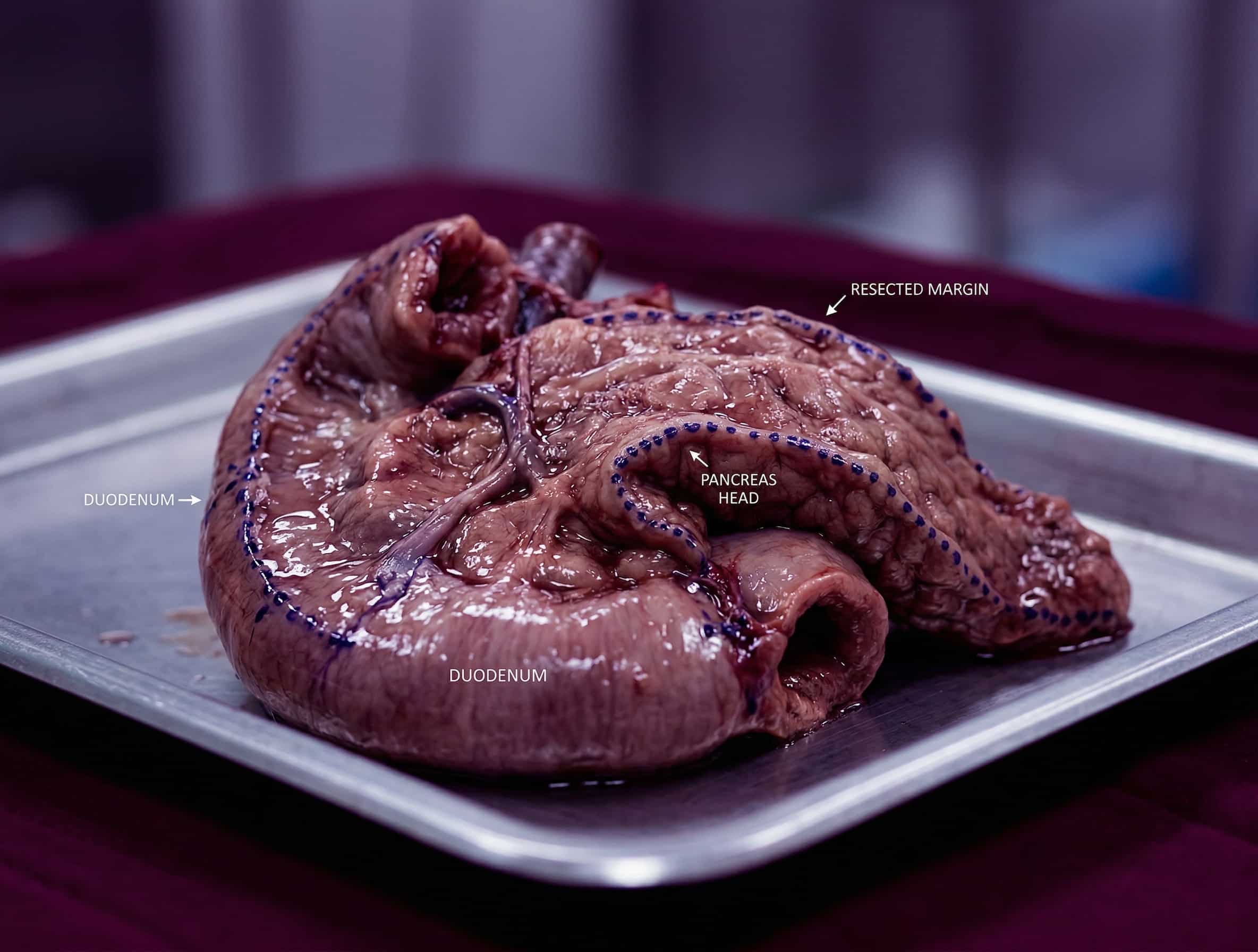 Clinical Kaplan-Meier survival curve for Whipple Procedure